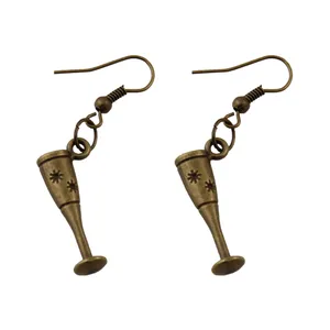 گوشواره دخترانه بازرگانی میلادی مدل جام کد GZN_227