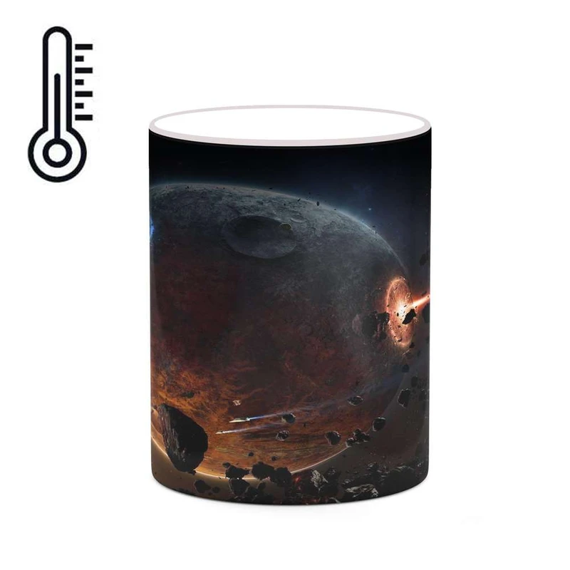 ماگ حرارتی کاکتی مدل فضا و کهکشان کد mgh19930