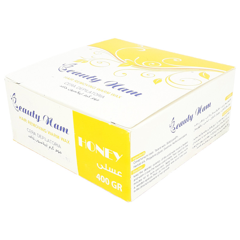 وکس موبر بیوتی نام مدل عسل وزن 20 گرم بسته 20 عددی