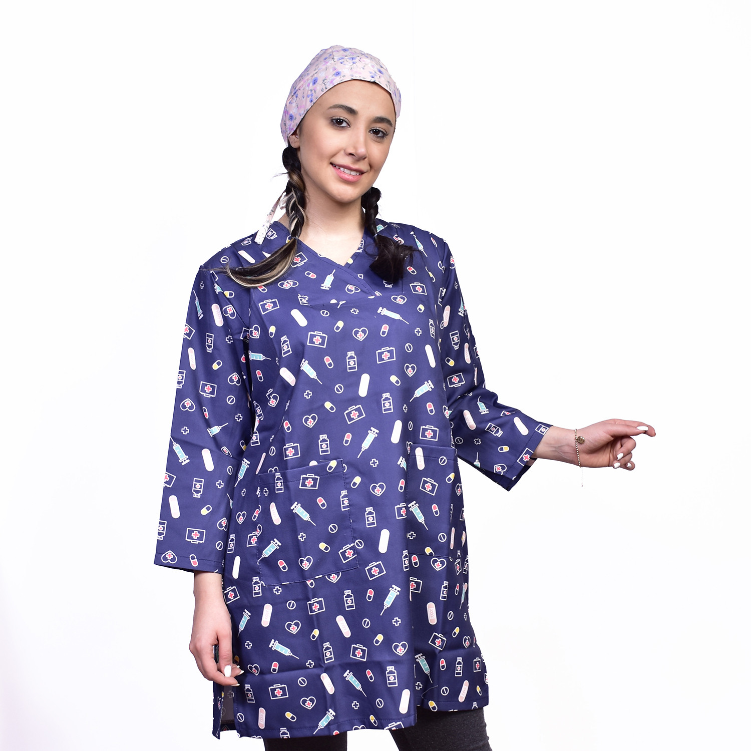 روپوش پزشکی زنانه تادو مدل RO1914