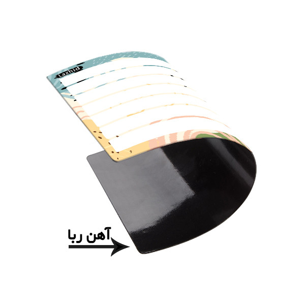 تخته وایت برد لاژید مدل برنامه ریزی غذایی سایز 14x18 سانتی متر