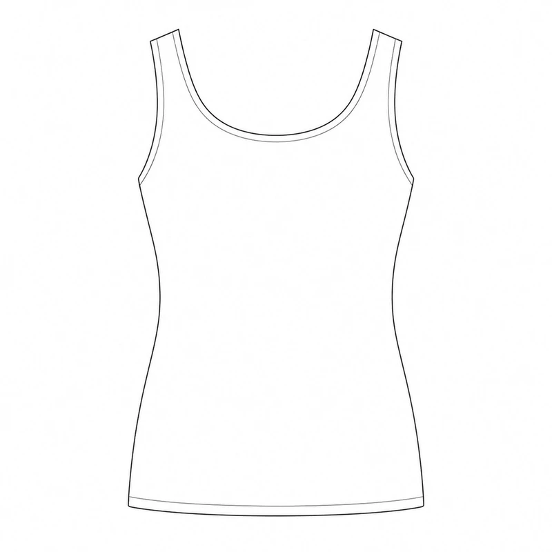 الگو خیاطی تاپ زنانه سایز M تا XXL بسته 4 عددی