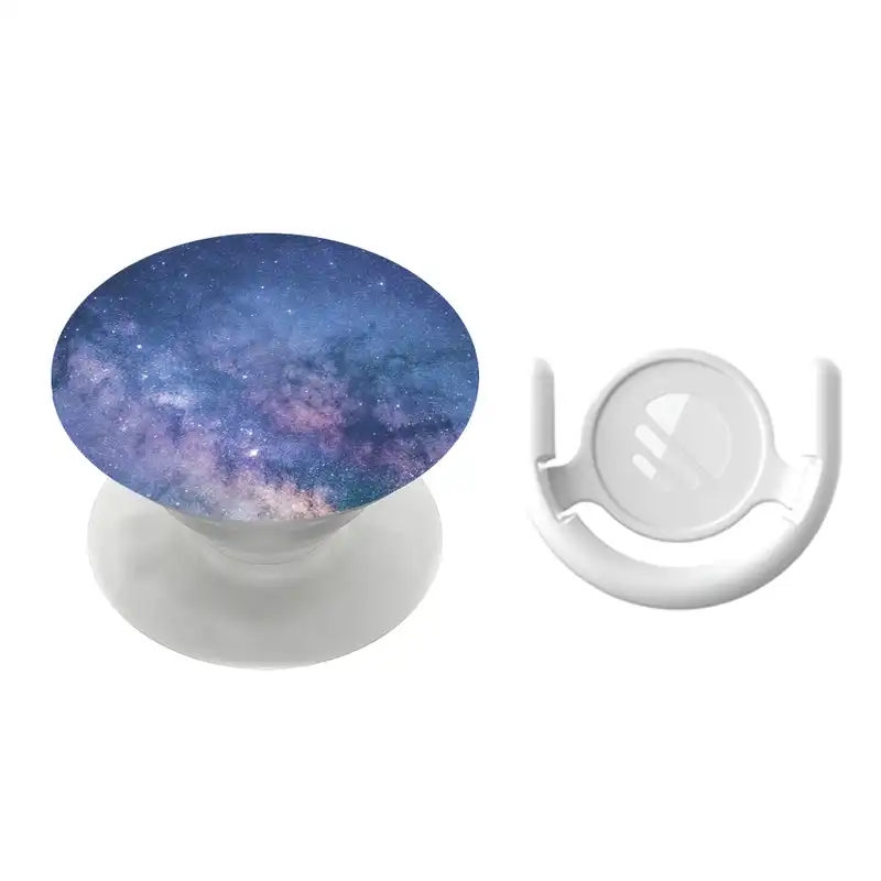پایه نگهدارنده گوشی موبایل پاپ سوکت مگافون طرح کهکشان مدل 9028 به همراه پاپ کلیپ