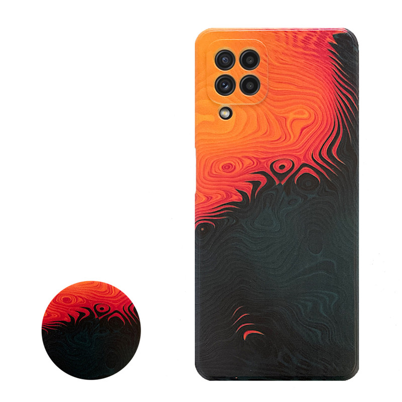 کاور مدل ND002 مناسب برای گوشی موبایل سامسونگ Galaxy A22 4G / M32 4G / M22 4G به همراه پایه نگهدارنده