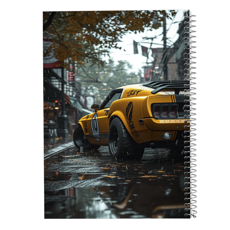 دفتر ژورنال نویسی 50 برگ مدوپد مدل نقطه ای طرح need for speed کد DF13599