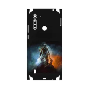 MAHOOT Skyrim Game Series-FullSkin Cover Sticker for Motorola Moto G8 Power Lite