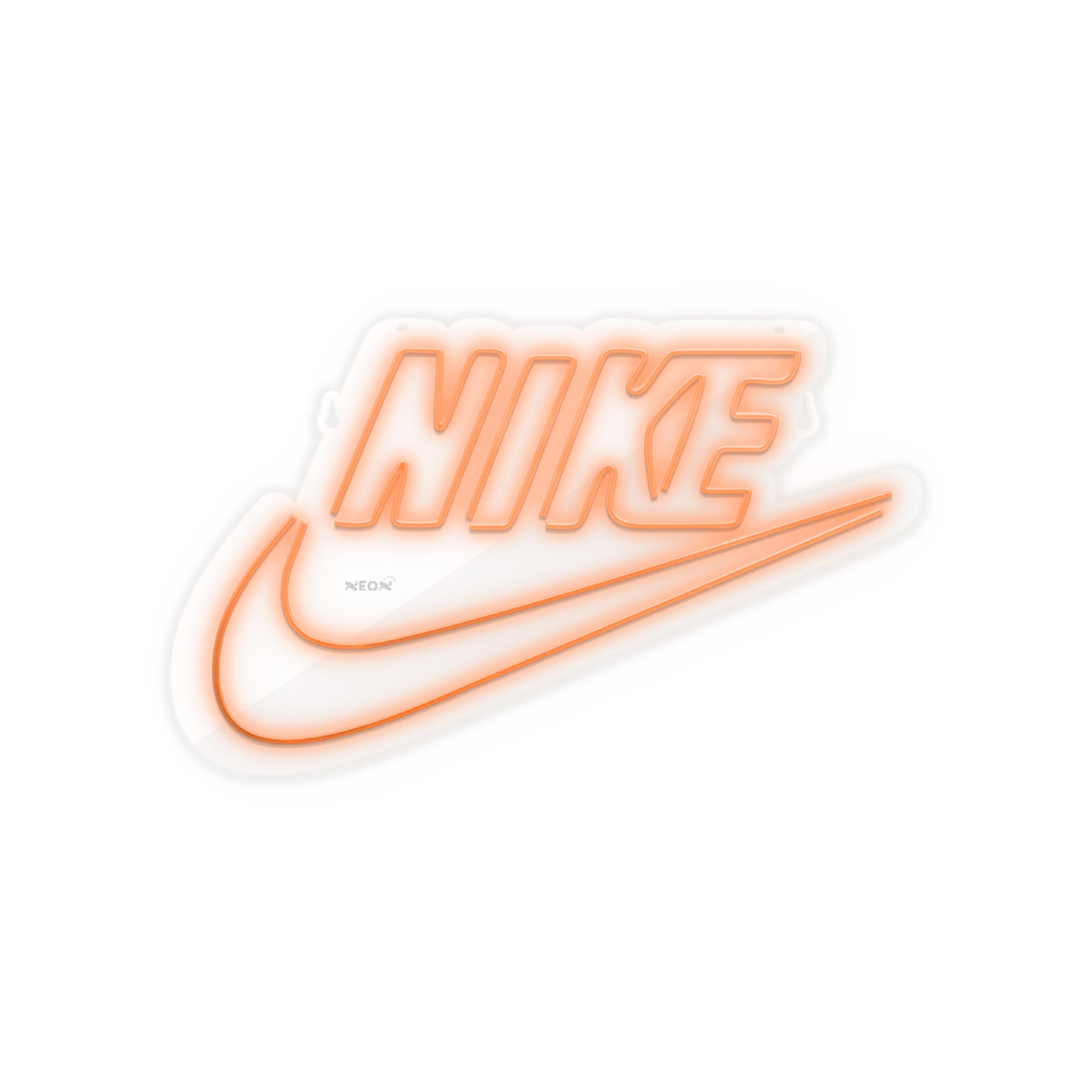 چراغ دیواری نئون دیزاین طرح Nike-Text_ORG