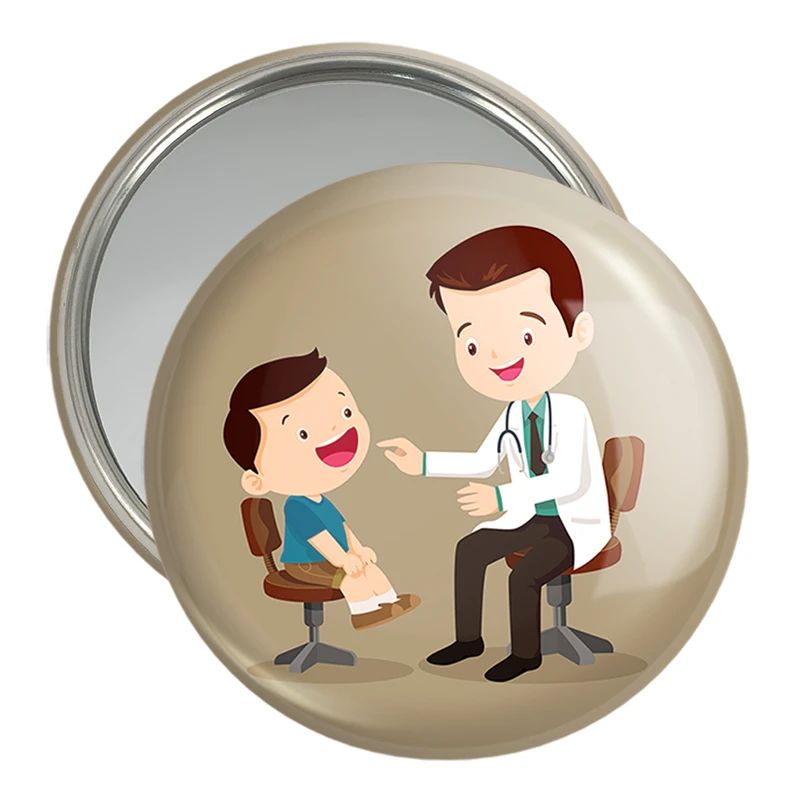 آینه جیبی خندالو مدل پزشک و پرستار کودکانه کد 36485