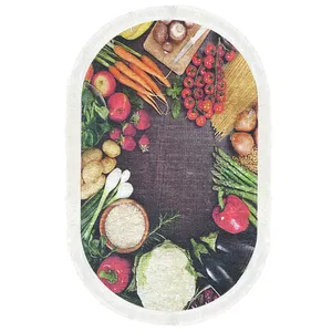 پادری طرح بیضی کد p37 سایز 50×80 سانتی متر