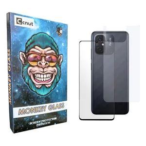 Coconut mnk Screen Protector For Xiaomi Redmi 12c With Back Protector