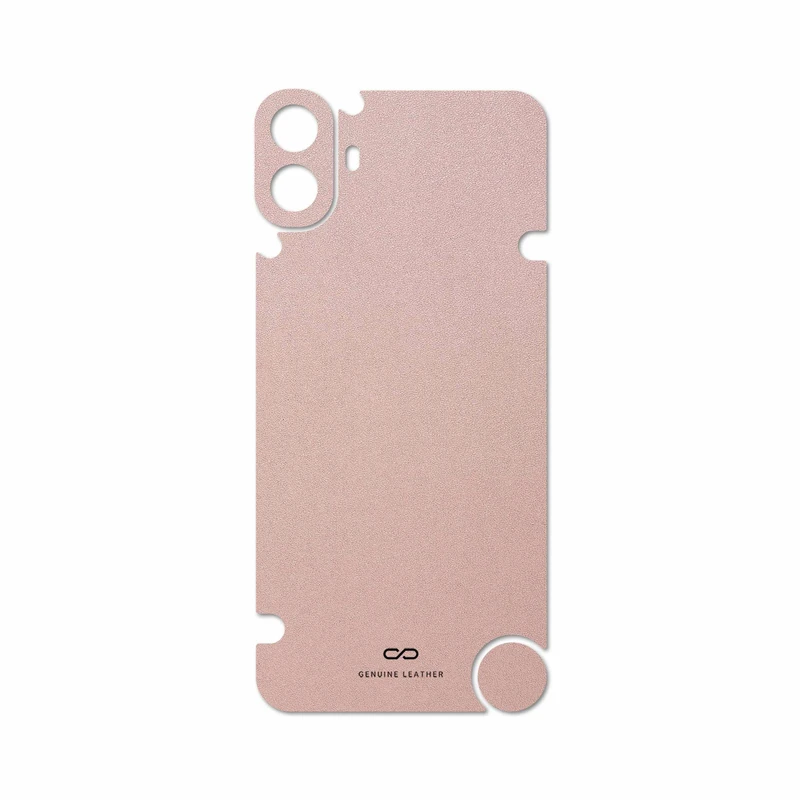 برچسب پوششی ماهوت مدل Rose-Gold-Leather مناسب برای گوشی موبایل ناتینگ CMF Phone 1