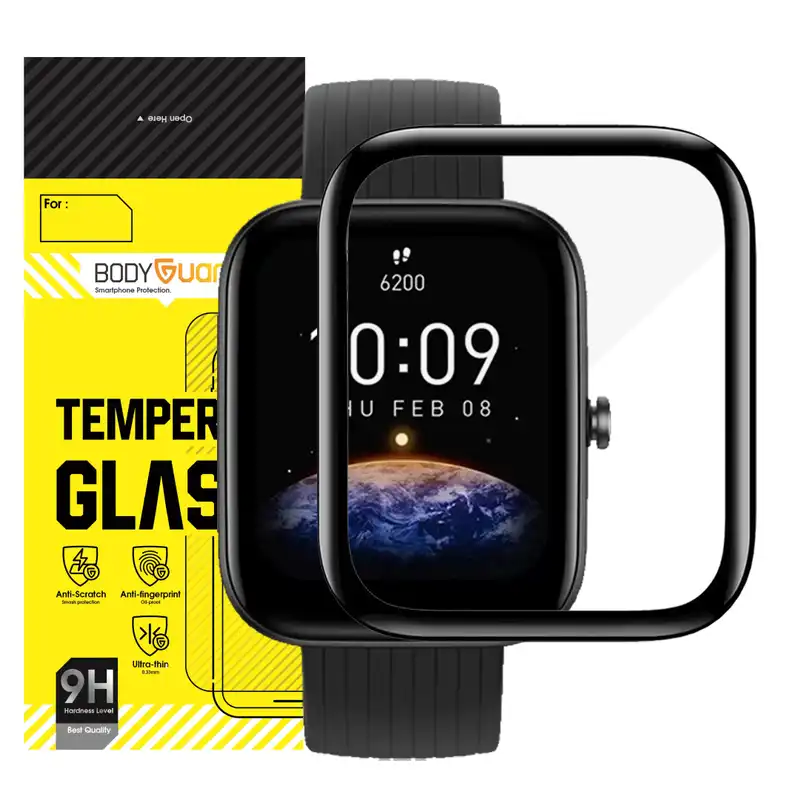 محافظ صفحه نمایش بادیگارد مدل PMMA مناسب برای ساعت هوشمند امیزفیت Huami Amazfit Bip 3 / Bip 3 Pro