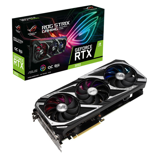 کارت گرافیک ایسوس مدل ROG Strix RTX3050 O8G