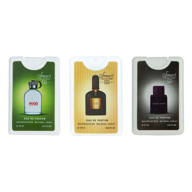 عطر جیبی اسمارت کالکشن مدل تام فورد هوگو لالیک حجم 20 میلی لیتر بسته سه عددی عطر جیبی اسمارت کالکشن مدل تام فورد هوگو لالیک حجم 20 میلی لیتر بسته سه عددی