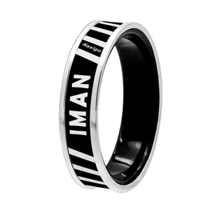 انگشتر ناکسیگو مدل شب تاب طرح ایمان کد RB15894