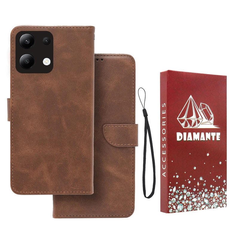 کیف کلاسوری دیامانته مدل Band Rd مناسب برای گوشی موبایل شیائومی Redmi Note 13 Pro 5G به همراه بندآویز