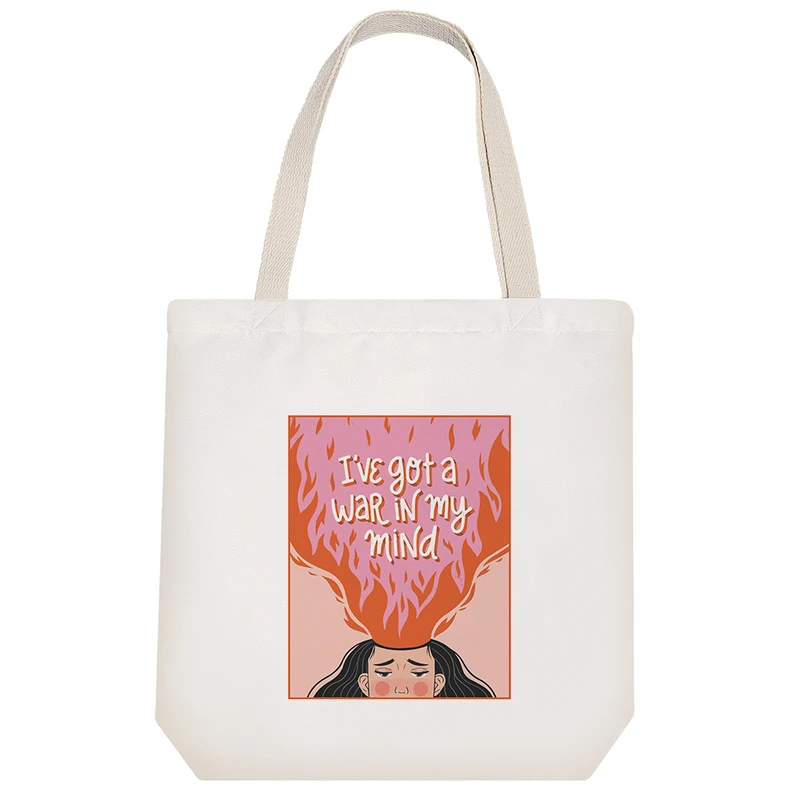 ساک خرید خندالو مدل جنگ ذهنی کد 9482