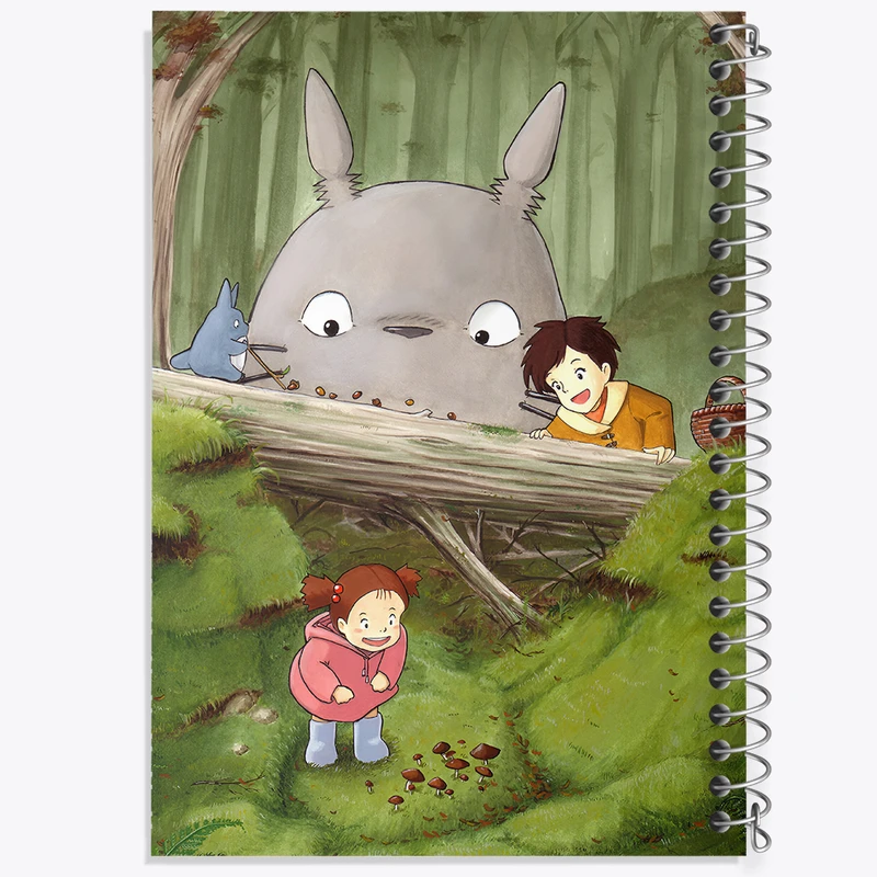 دفتر مشق 100 برگ خندالو طرح انیمه توتورو (Totoro)  کد N4245
