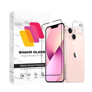 Shahr Glass MFUL3DGS Screen Protector With Camera Lens Protector For Apple iPhone 13 mini