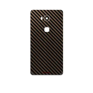 MAHOOT Glossy-Brown-Fiber Cover Sticker for Honor 5X