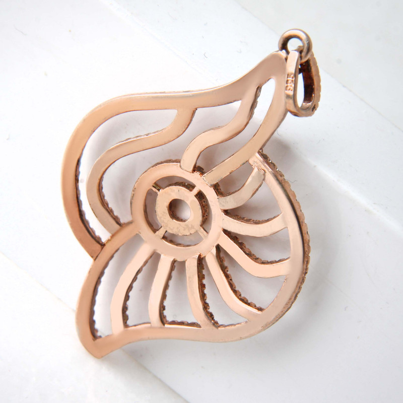 آویز گردنبند نقره زنانه مدل فانتزی کد PKR_224