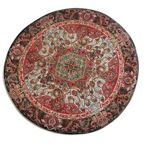 رومیزی ترمه مدل گرد کد 666