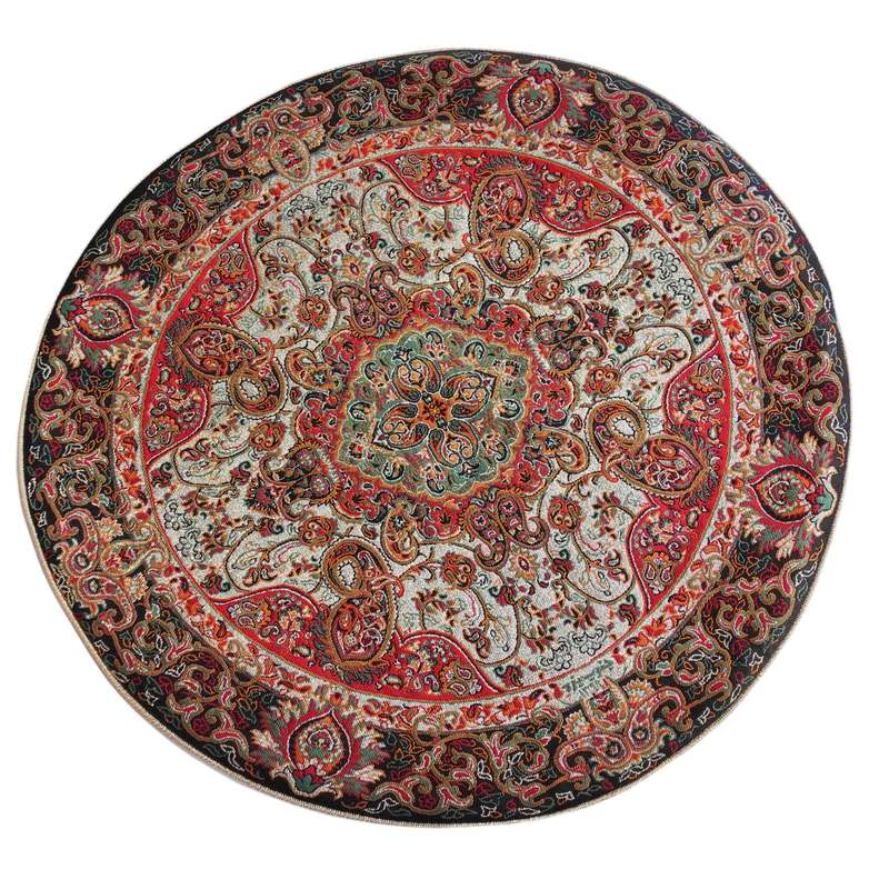 رومیزی ترمه مدل گرد کد 666