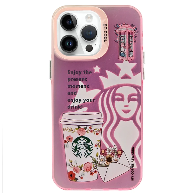 کاور طرح کافی کد 3 مناسب برای گوشی موبایل اپل Iphone 14promax