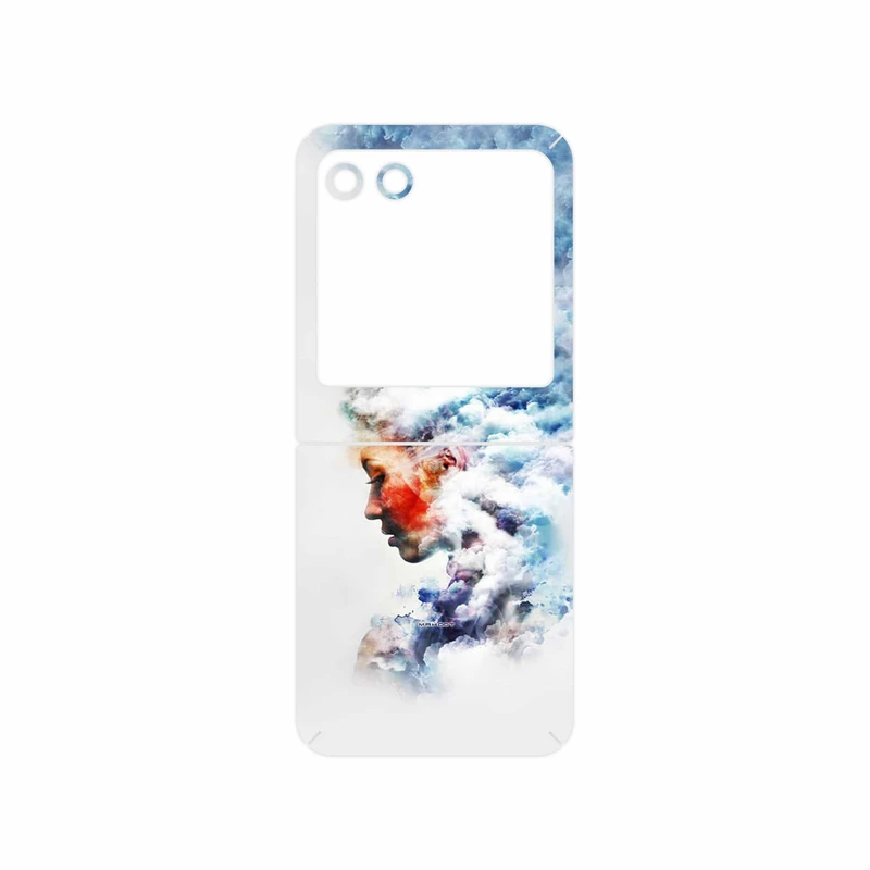 برچسب پوششی ماهوت مدل Women and the Cloud Digital Art مناسب برای گوشی موبایل موتورولا Razr 40 Ultra