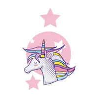 برچسب کنسول بازی مدل یونیکورن کد 1293