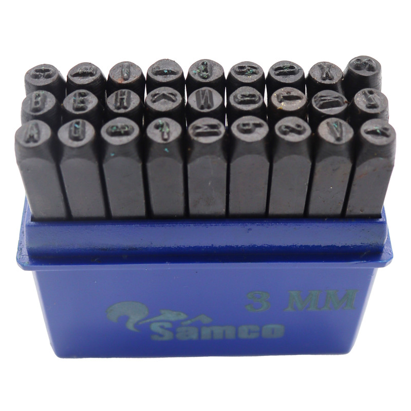 مجموعه 27 عددی سنبه حروف سامکو مدل YPAB-03M