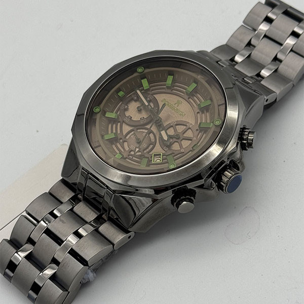 ساعت مچی عقربه‌ای مردانه کوارتز رومانسون مدل کرنوگراف 43455