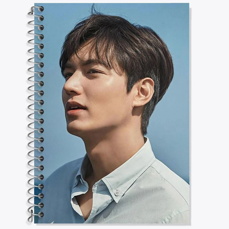 دفتر زبان 50 برگ خندالو مدل سه خط طرح لی مین هو Lee min ho کد 20906