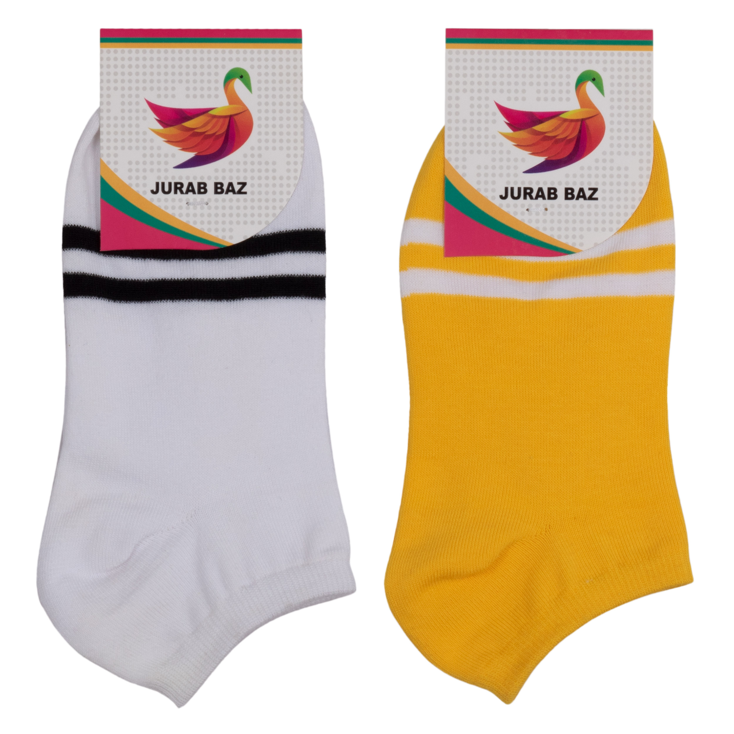 جوراب دخترانه کدJB 40 مجموعه 2 عددی