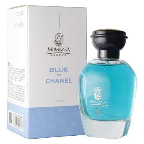 ادو پرفیوم مردانه مومباسا مدل Bleu de Chanel با رایحه خنک حجم 100 میلی لیتر