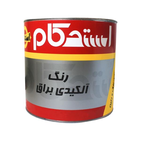 پوشرنگ روغني سفيد براق استحكام مدل 01 حجم 3785 ميلي ليتر