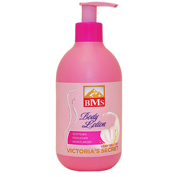 لوسیون بدن بی ام اس مدل ویکتوریا سکرت  حجم 300 میلی لیتر