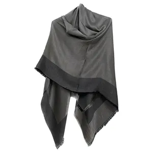 روسری زنانه مدل نخی بامبو قواره بزرگ دو رو کد 03