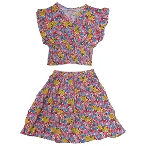 ست نیم تنه و دامن زنانه مدل نخی