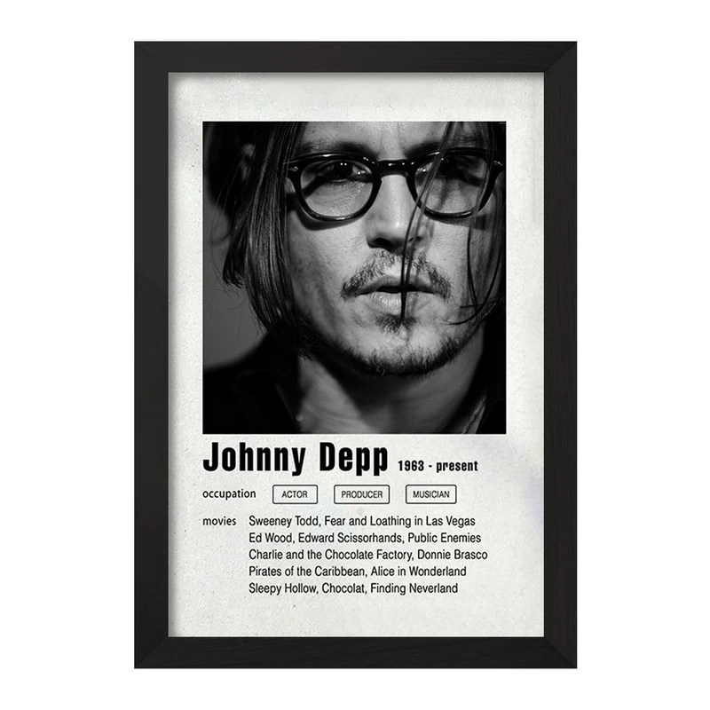 تابلو خندالو مدل جانی دپ کد F11206