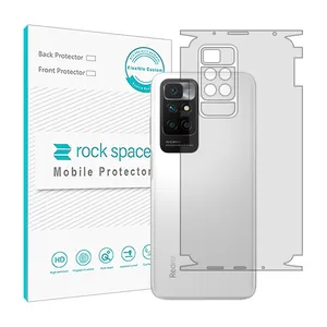 Transparent Rockspace HyGEL model back protector suitable for Xiaomi Redmi 10 2022 mobile phone