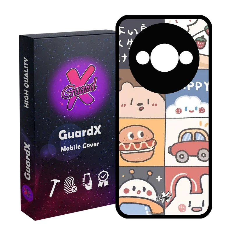 کاور گارد ایکس طرح دخترانه مناسب برای گوشی موبایل شیائومی Redmi A3 4G/ A3X 4G/ Poco C61