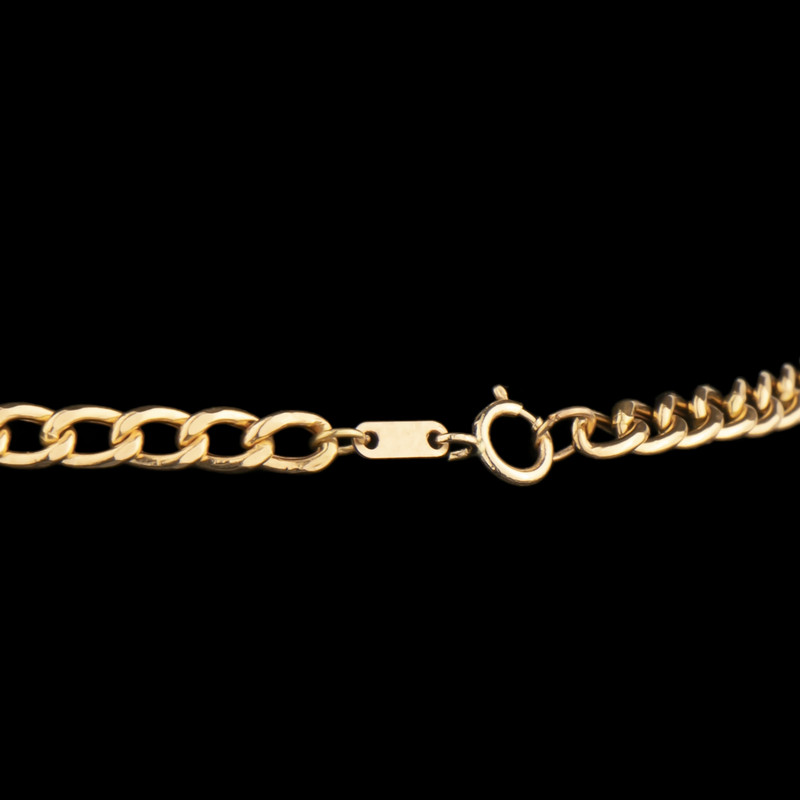 زنجیر طلا 18 عیار زنانه گلدم طرح کارتیه مدل PE-3070005