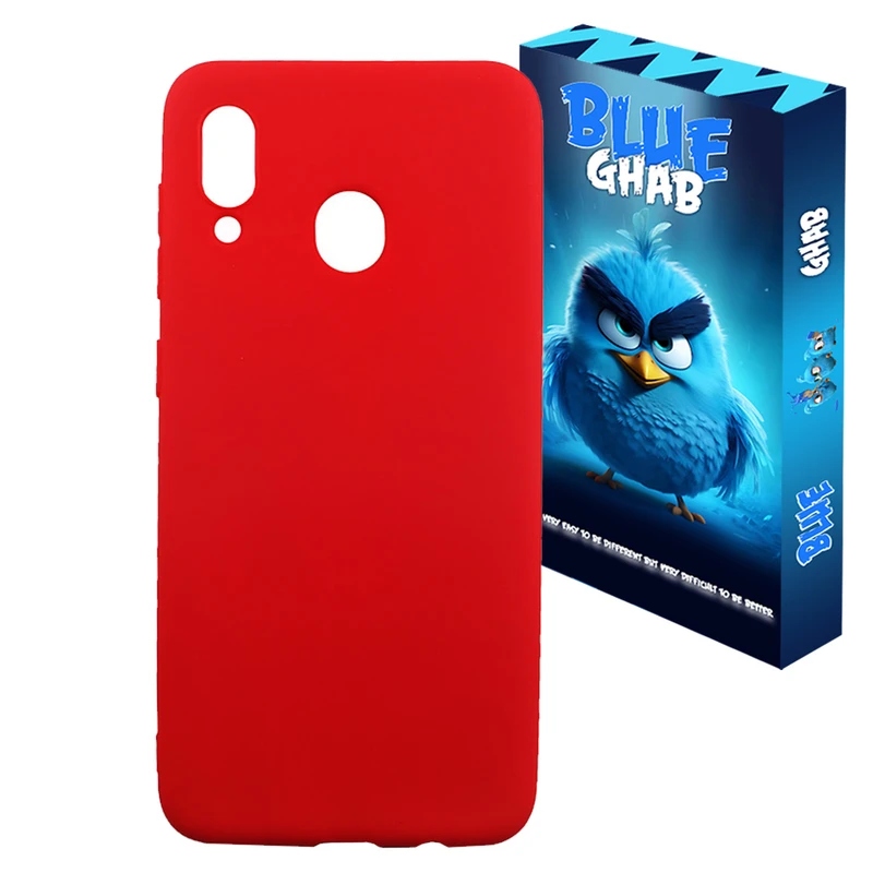 کاور بلو قاب مدل سیلیکونی بی کد 02 مناسب برای گوشی موبایل سامسونگ Galaxy A20