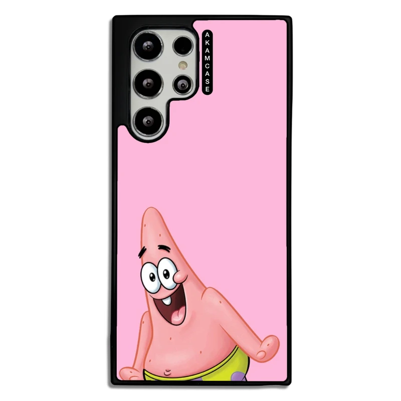 کاور آکام مدل AMC-WSGS22U-SPONGE BOB18 مناسب برای گوشی موبایل سامسونگ Galaxy S22 Ultra