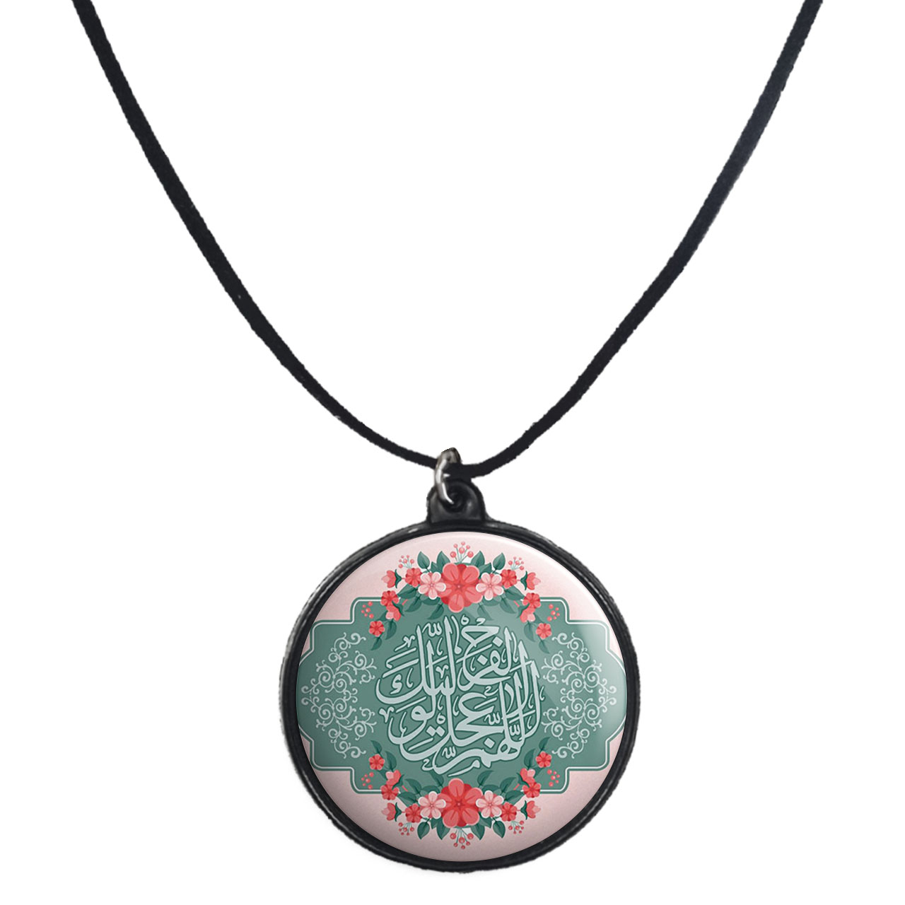 گردنبند پرمانه طرح امام زمان کد pmb.23631 مدل دو طرفه