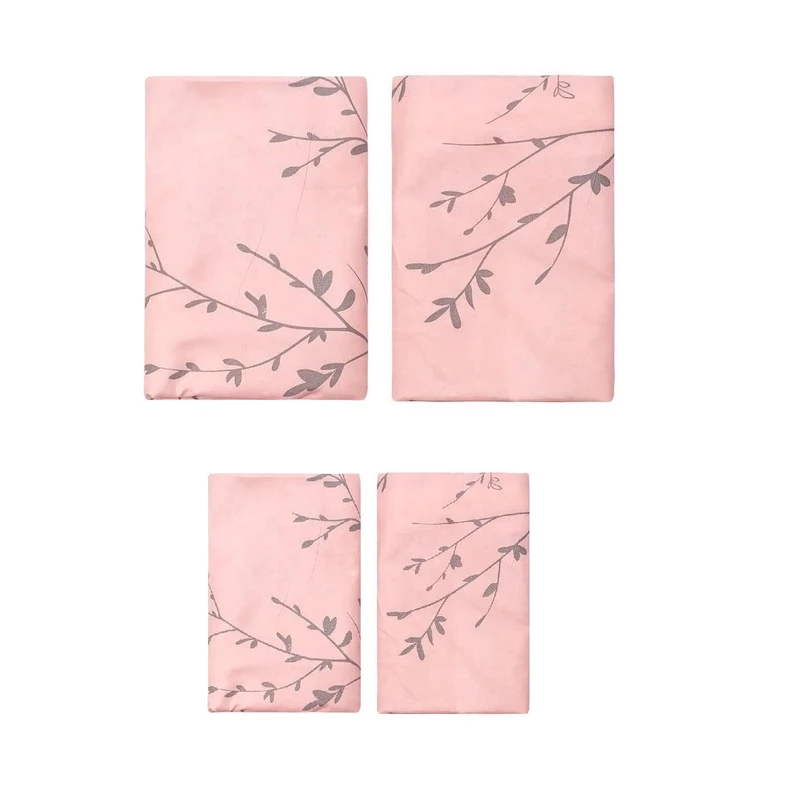 سرویس ملحفه مدل شاخه کد 160 دو نفره 4 تکه