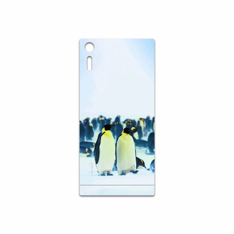 برچسب پوششی ماهوت مدل Penguin مناسب برای گوشی موبایل سونی Xperia XZ