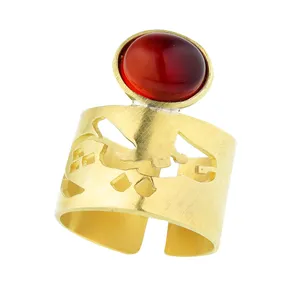 انگشتر زنانه گالری عزیزی طرح هیچ مدل 15325