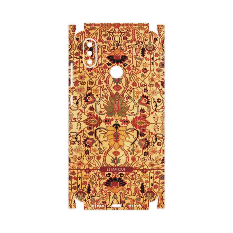 برچسب پوششی ماهوت مدل Persian-Carpet-Yellow-FullSkin مناسب برای گوشی موبایل شیائومی MI 8